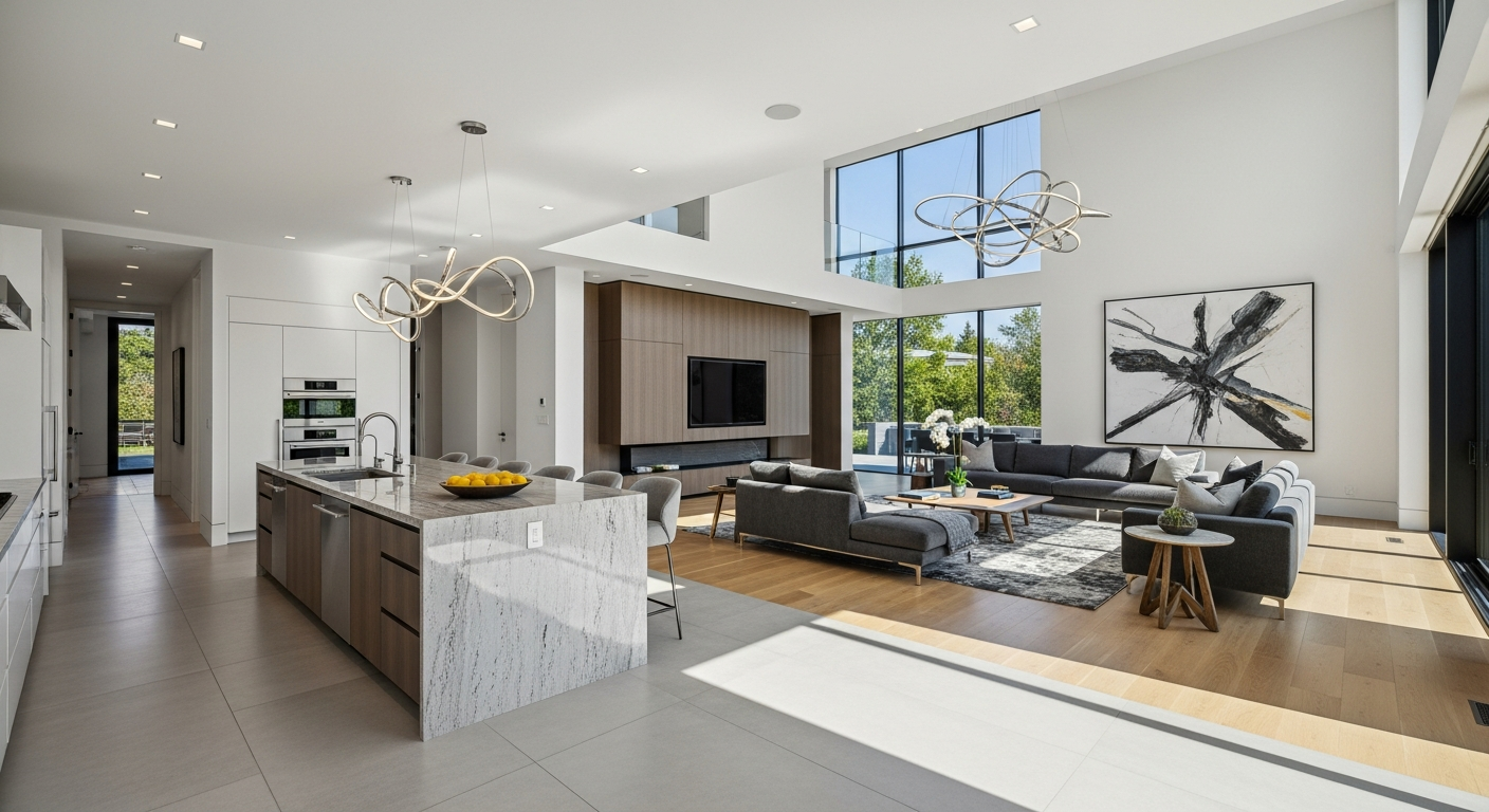 Ultra modern luxury home interior
